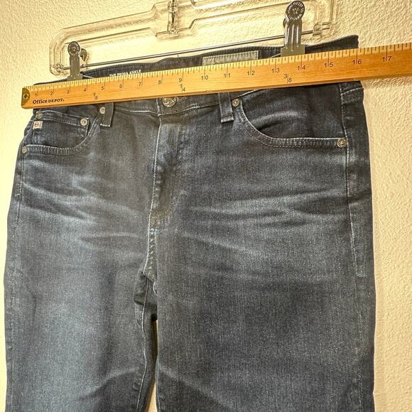 AG Adriano Dark Wash Whiskered The Prima Ankle Cigarette Ankle Jean 30R - Picture 11 of 13